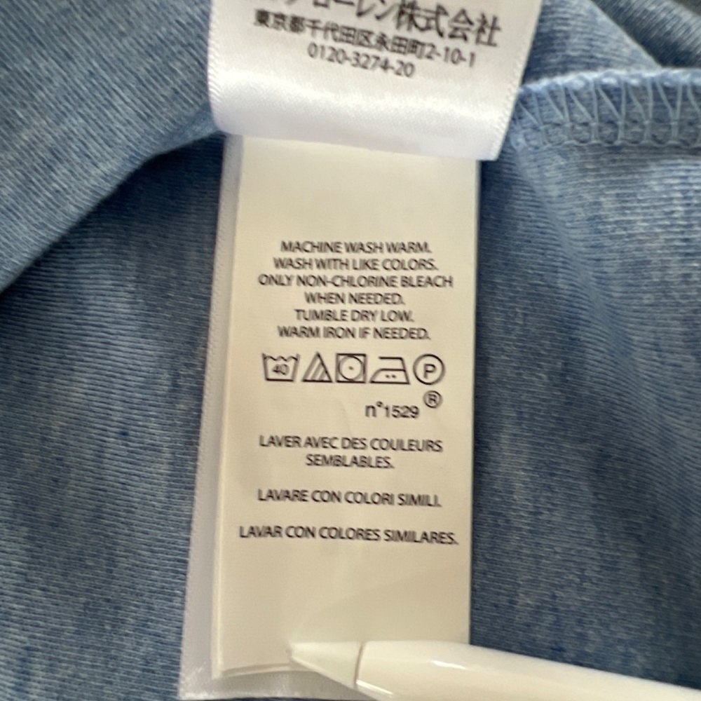 Polo Ralph Lauren Men’s Soft Touch Blue Size S - Picture 11 of 11